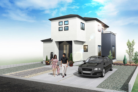 1号棟外観完成予想図