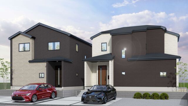 1号棟(右)、2号棟(左)のスライド画像