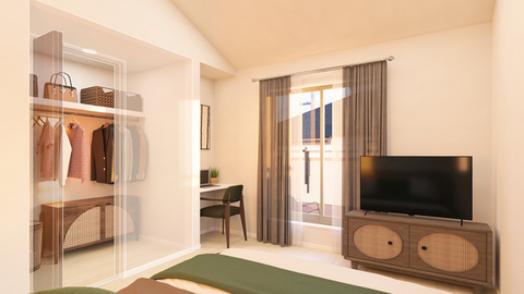 １号棟ー内観完成予想図