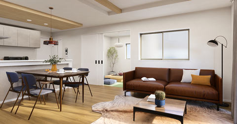 ２号棟ー内観完成予想図