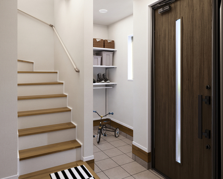 ２号棟ー内観完成予想図