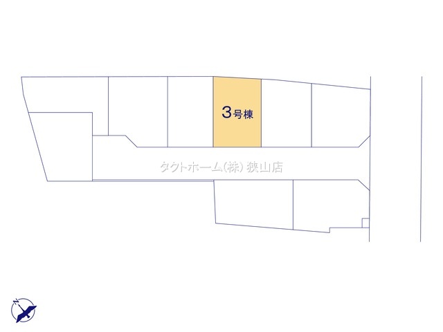 ３号棟（区画図）のスライド画像