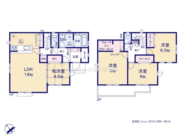 ５号棟(間取図)のスライド画像