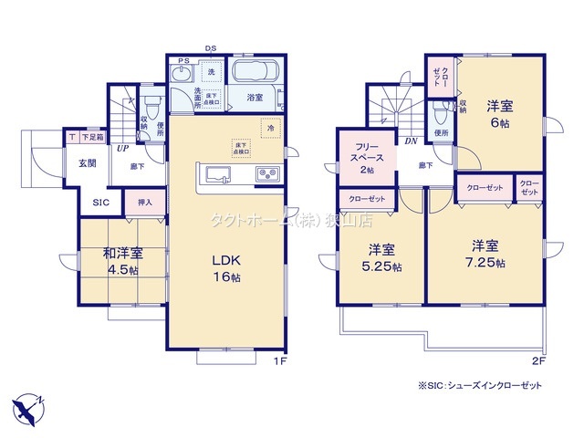 ７号棟(間取図)のスライド画像