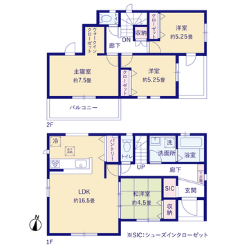 1号棟　間取り