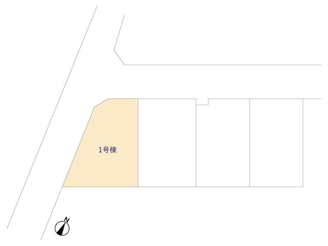 １号棟（区画図）のスライド画像