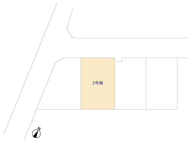 ２号棟（区画図）のスライド画像