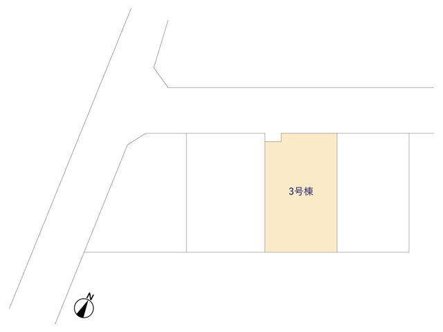 ３号棟（区画図）のスライド画像