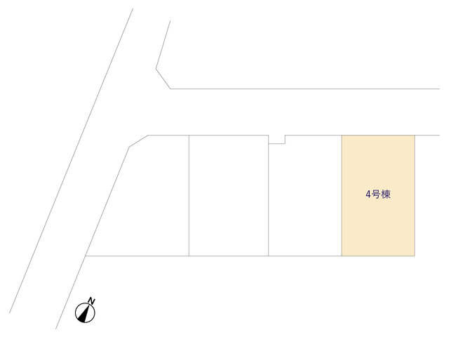 ４号棟（区画図）のスライド画像