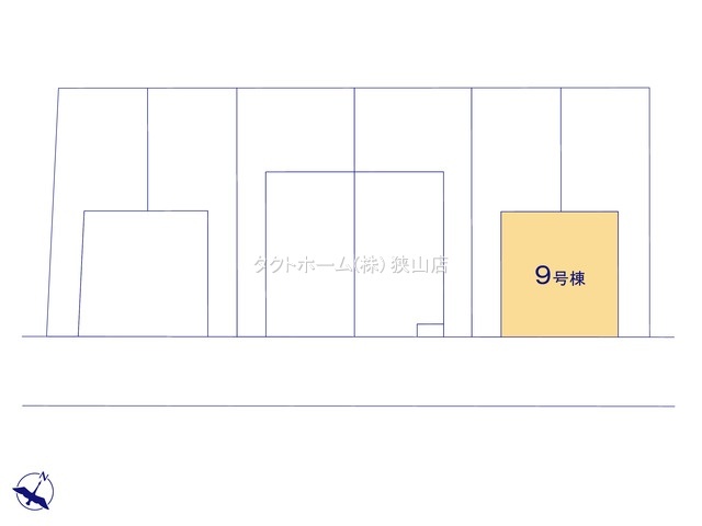 ９号棟ー間取図のスライド画像
