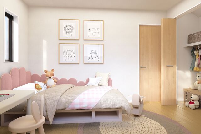 憧れの自分のお部屋！居心地のよいお部屋で趣味も勉強もはかどります。のスライド画像