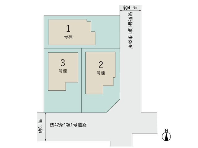 【販売中物件：2号棟、3号棟】のスライド画像