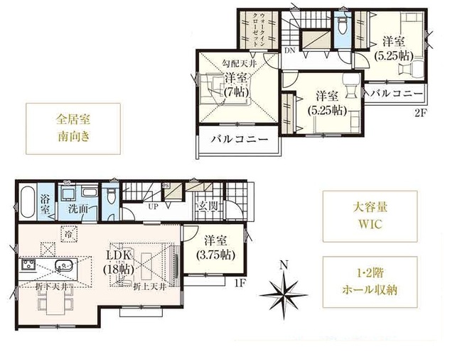 １５号棟ー間取り図のスライド画像