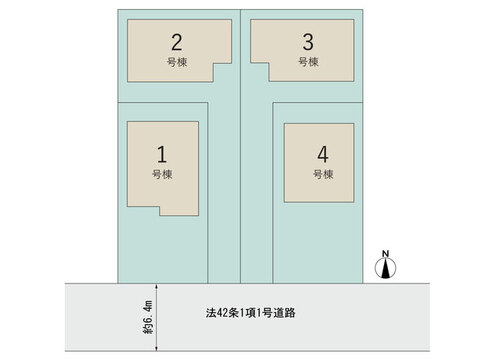 【販売中物件：2号棟、3号棟、4号棟】