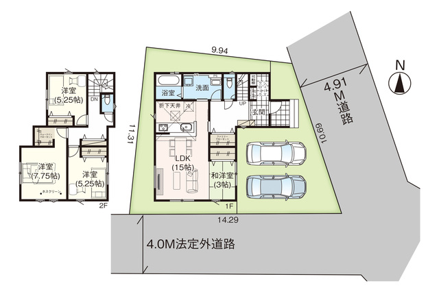 新潟市寺山３期１棟の画像2