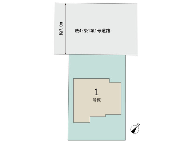 【販売中物件：1号棟】のスライド画像