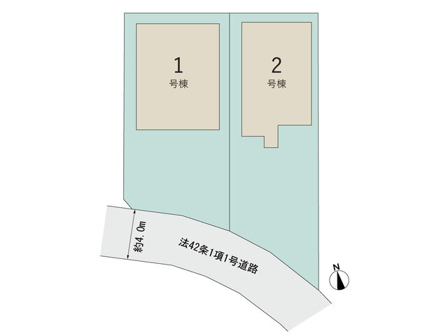 【販売中物件：2号棟】のスライド画像