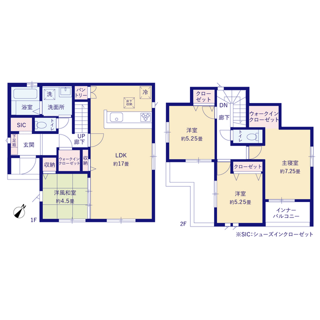 3号棟間取り図のスライド画像