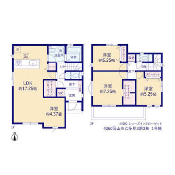 1号棟間取り図