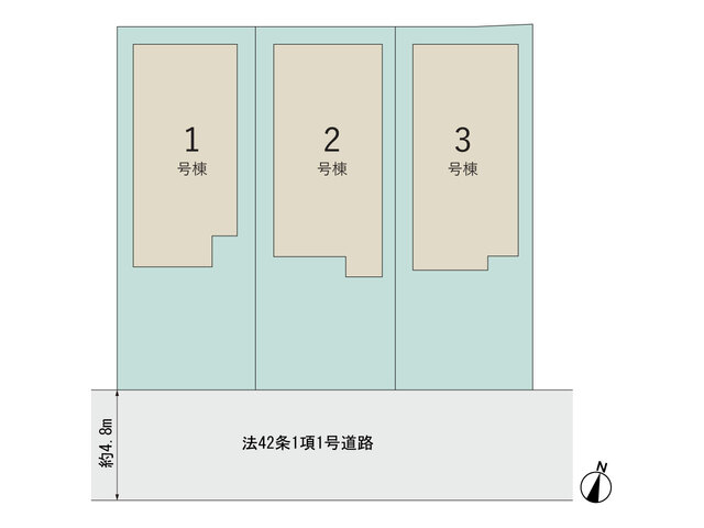 【販売中物件：2号棟】のスライド画像