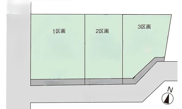 【販売中物件：1号棟、2号棟、3号棟】のスライド画像