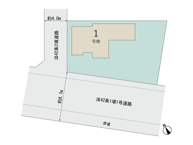【販売中物件：1号棟】のスライド画像