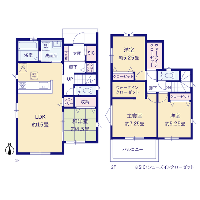 3号棟　間取り図のスライド画像