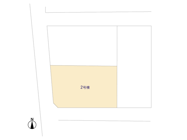 2号棟　区画図 【販売中物件：1号棟、2号棟、3号棟】のスライド画像