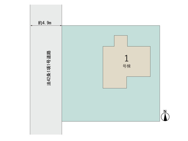 【販売中物件：1号棟】のスライド画像