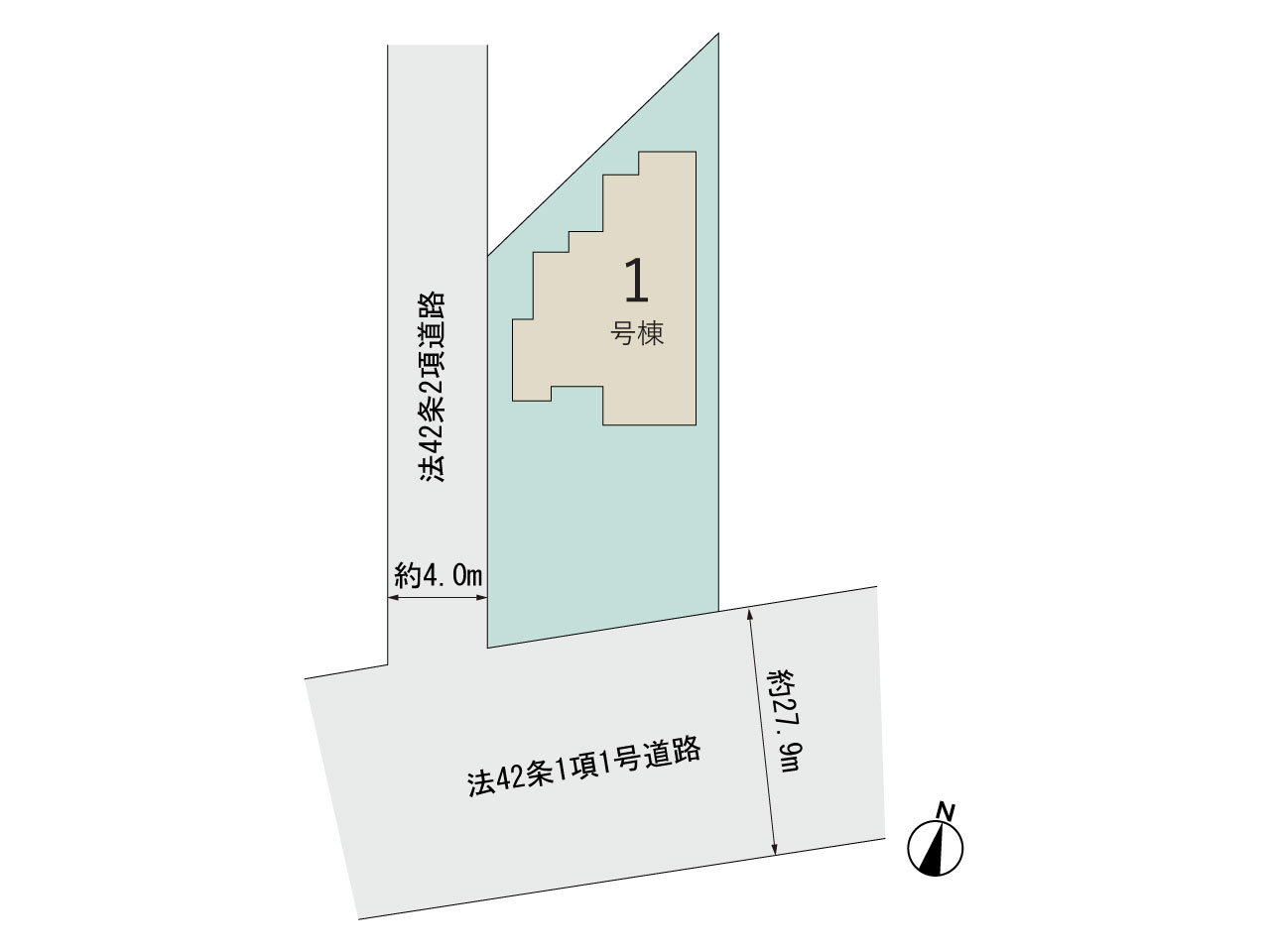 【販売中物件：1号棟】のスライド画像