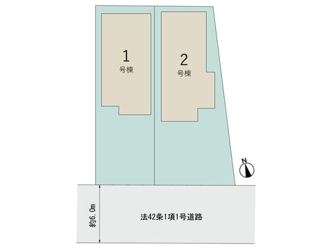 【販売中物件：1号棟、2号棟】