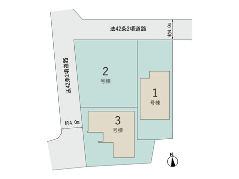 【販売中物件：1号棟、3号棟】