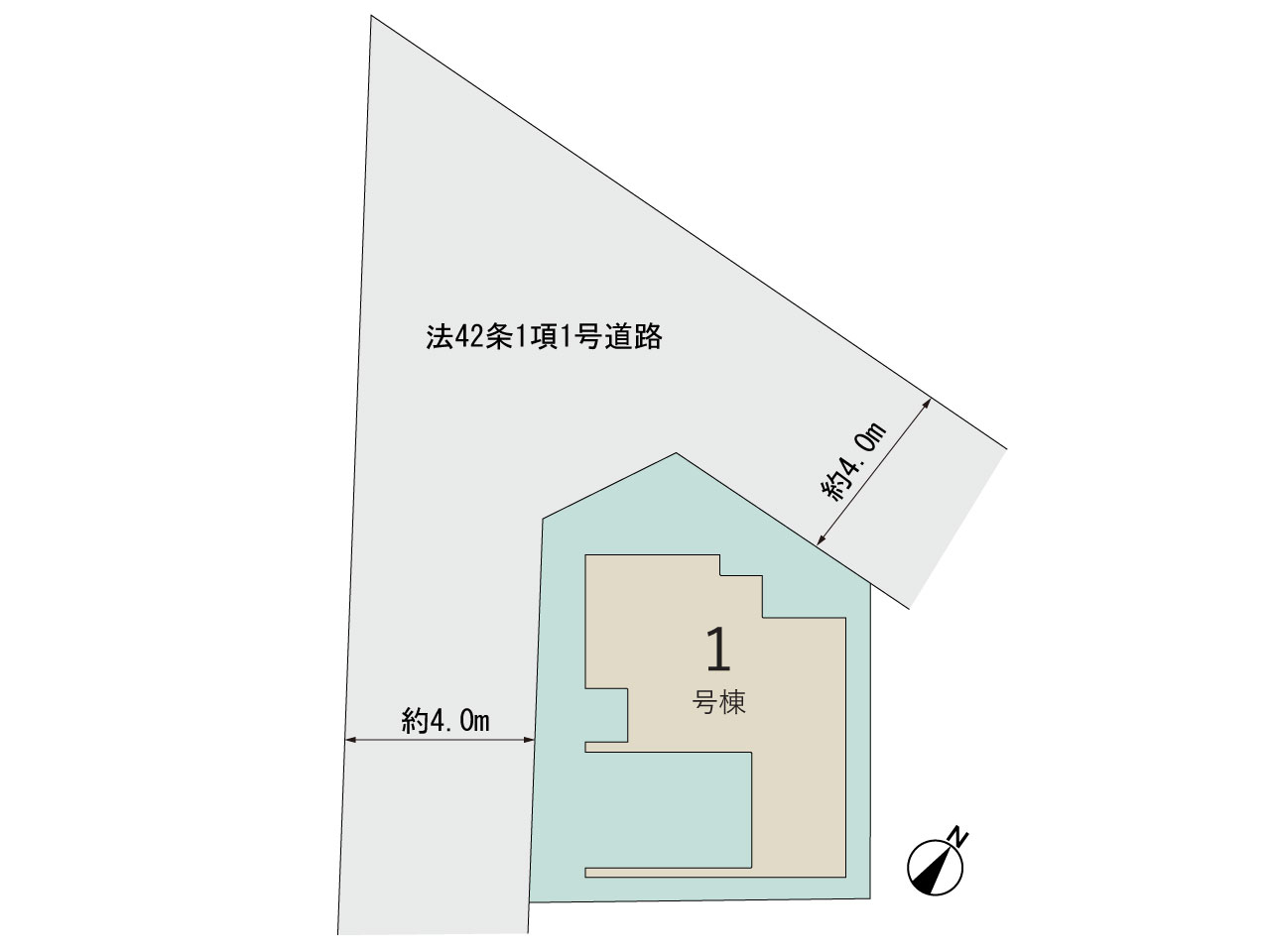 【販売中物件：1号棟】のスライド画像
