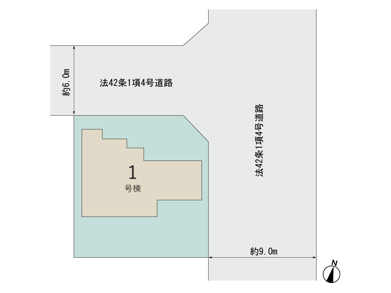 【販売中物件：1号棟】のスライド画像