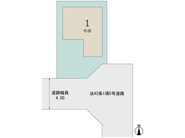 陽当たり良好南道路面 【販売中物件：1号棟】のスライド画像