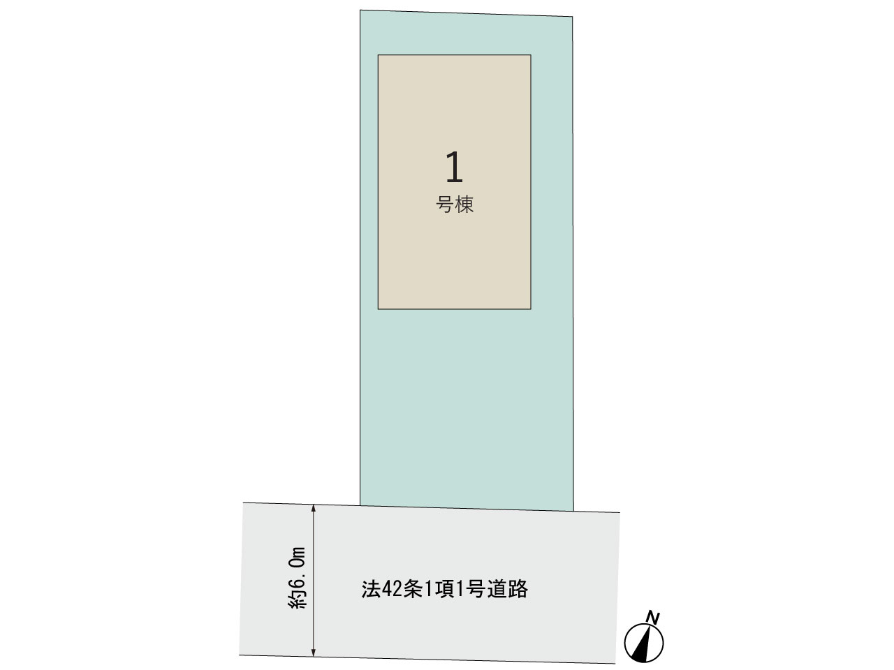 【販売中物件：1号棟】のスライド画像