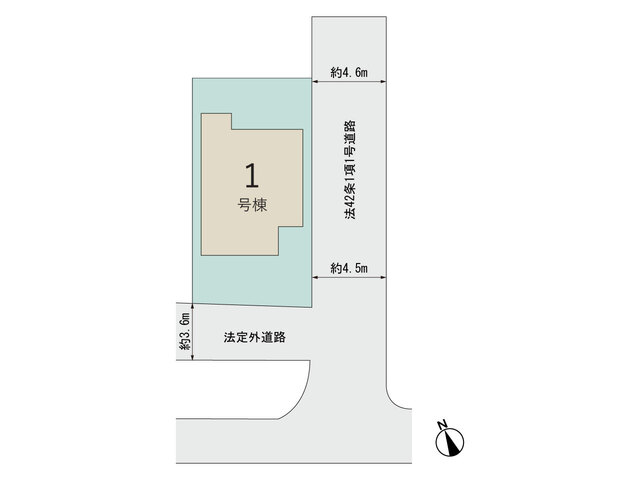 【販売中物件：1号棟】のスライド画像