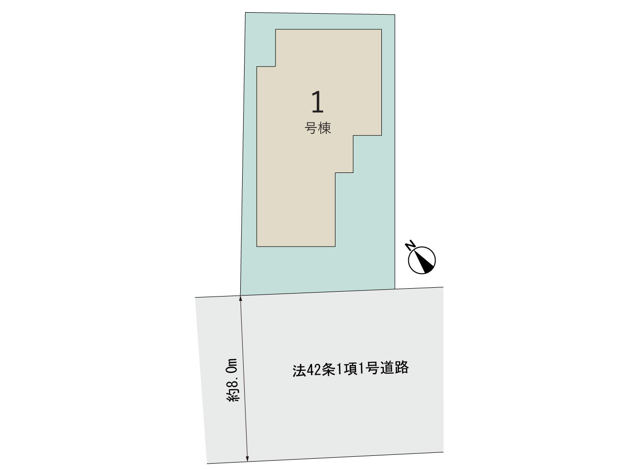 【販売中物件：1号棟】のスライド画像