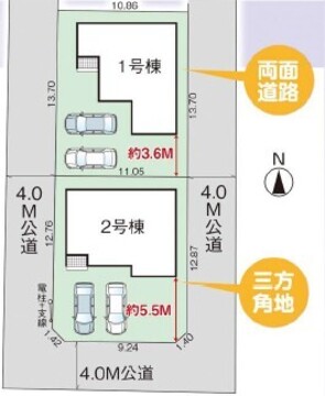1号棟　現場区画図