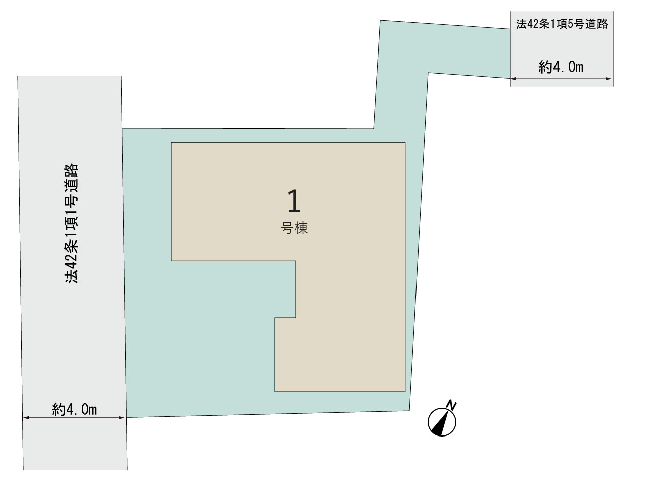 【販売中物件：1号棟】のスライド画像