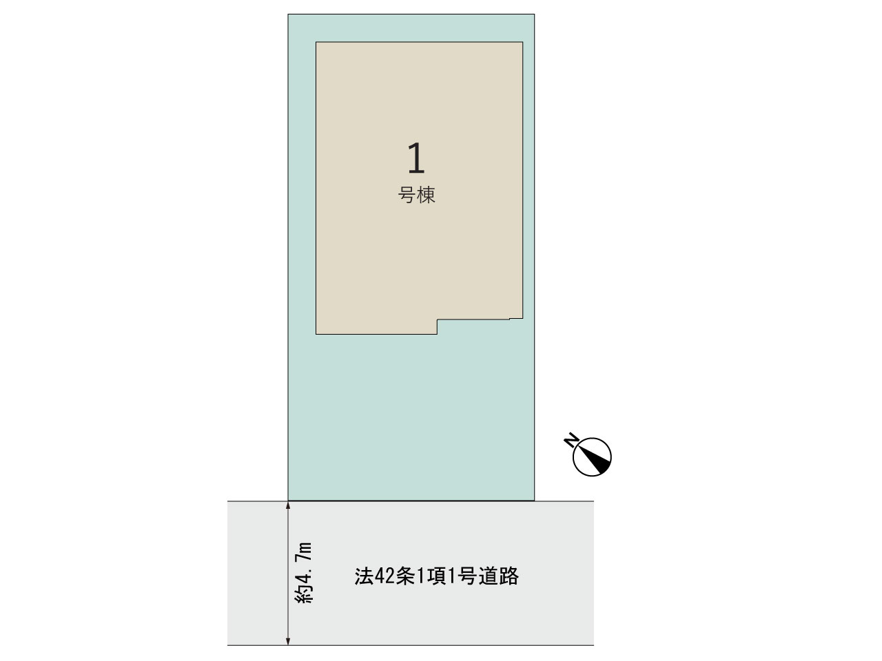 【販売中物件：1号棟】のスライド画像