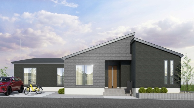 5号棟　モデルルーム建設中です！のスライド画像