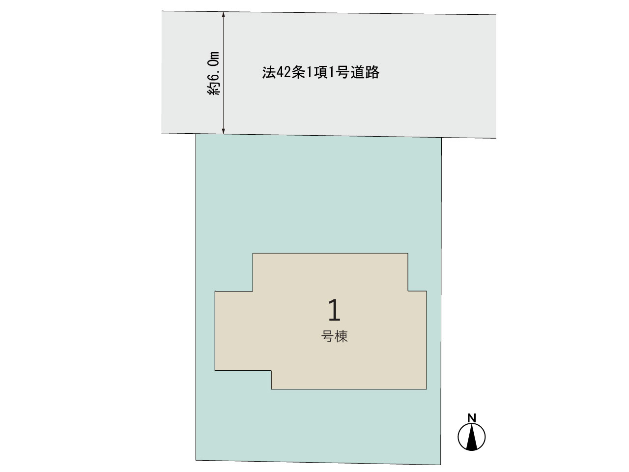 【販売中物件：1号棟】のスライド画像