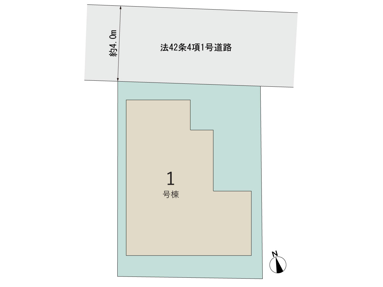【販売中物件：1号棟】のスライド画像