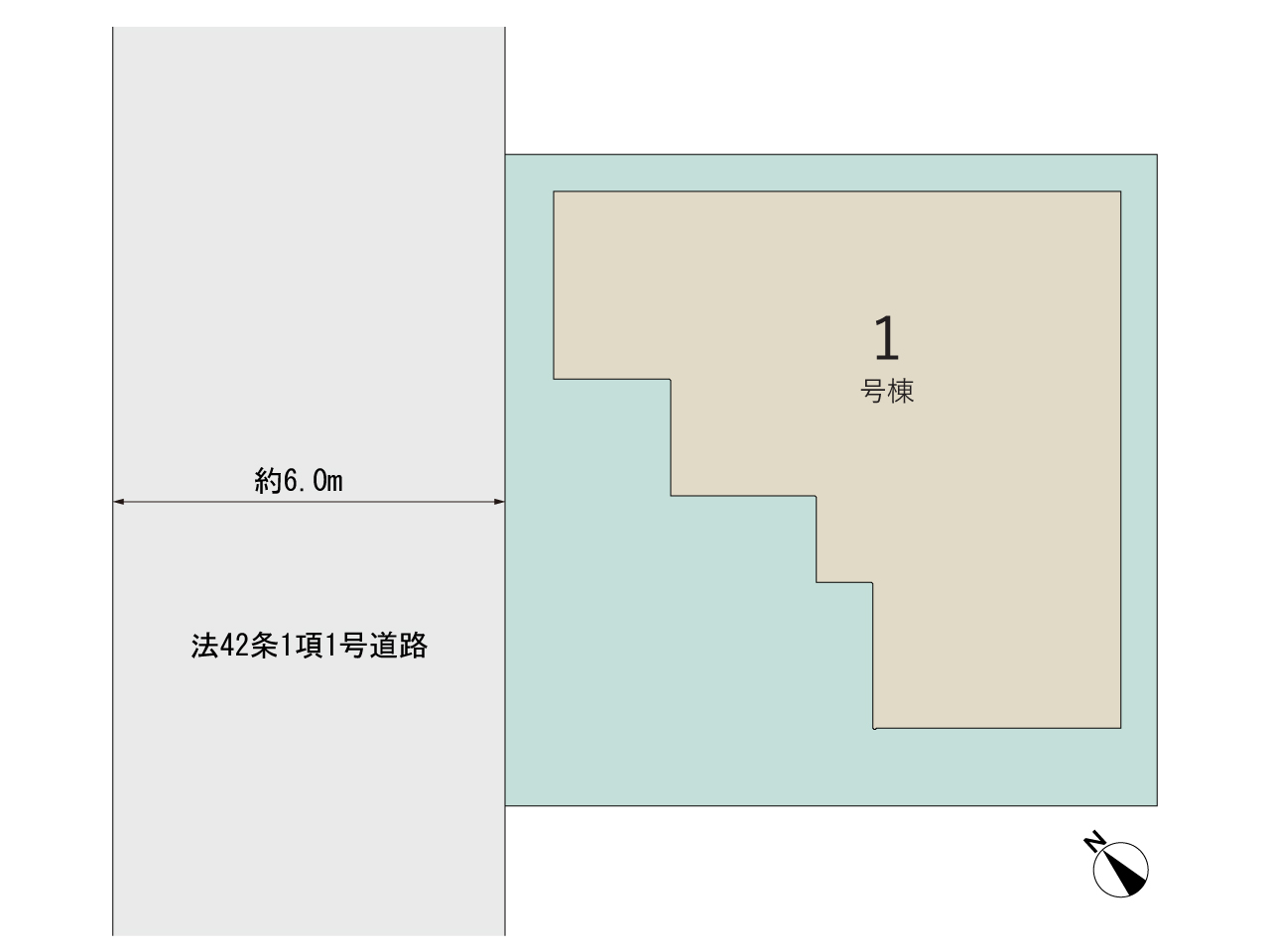 【販売中物件：1号棟】のスライド画像