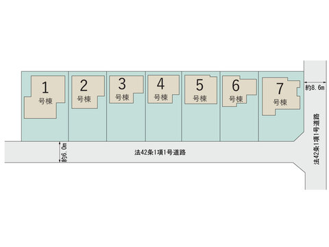 【販売中物件：1号棟、2号棟、3号棟、4号棟、5号棟、6号棟、7号棟】
