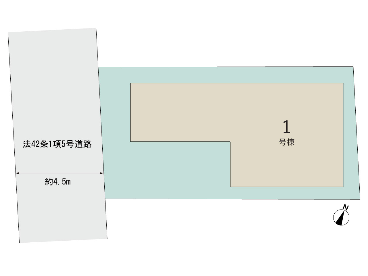 【販売中物件：1号棟】のスライド画像