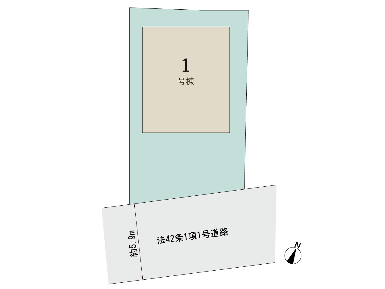 【販売中物件：1号棟】のスライド画像
