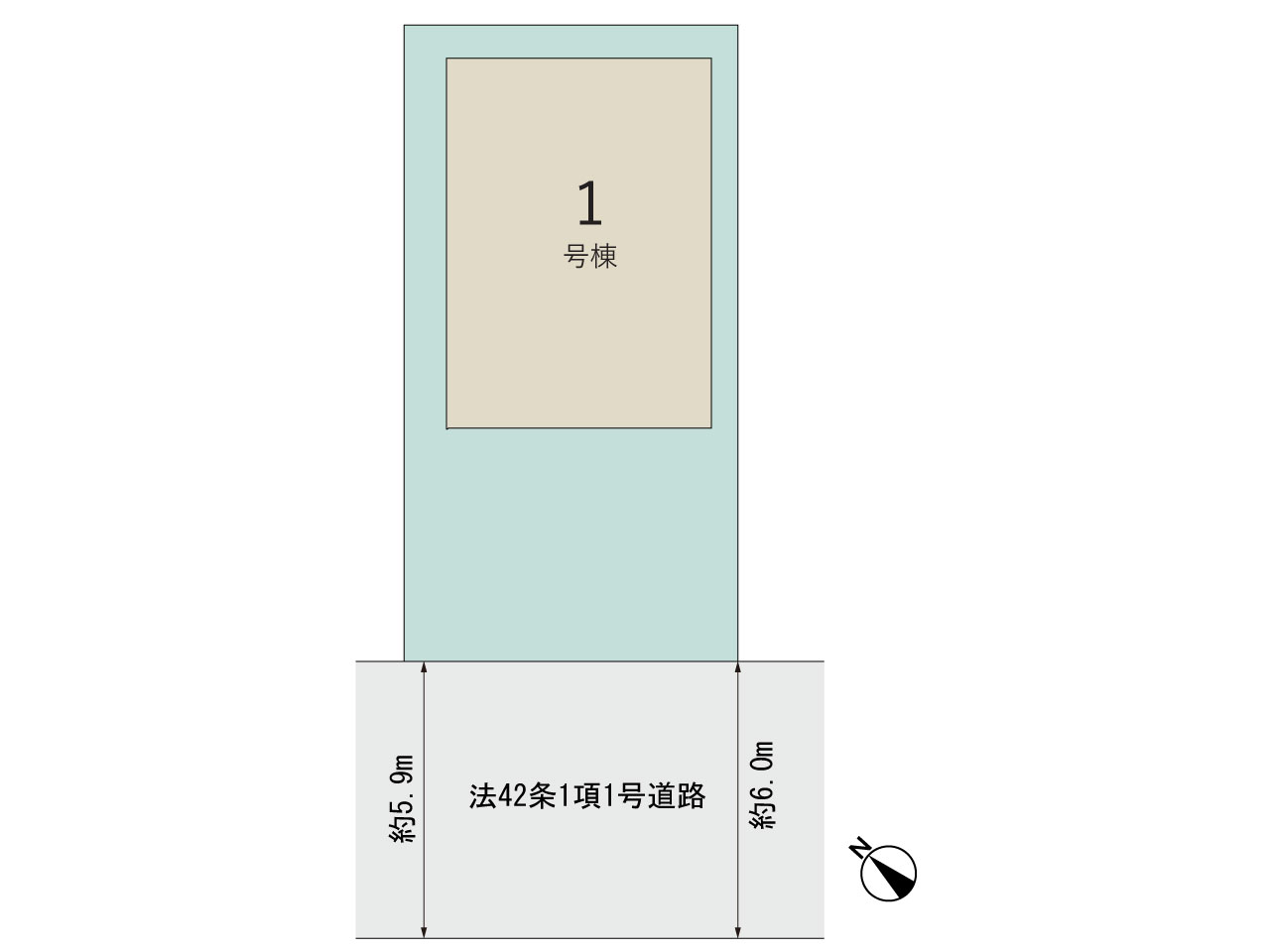 【販売中物件：1号棟】のスライド画像