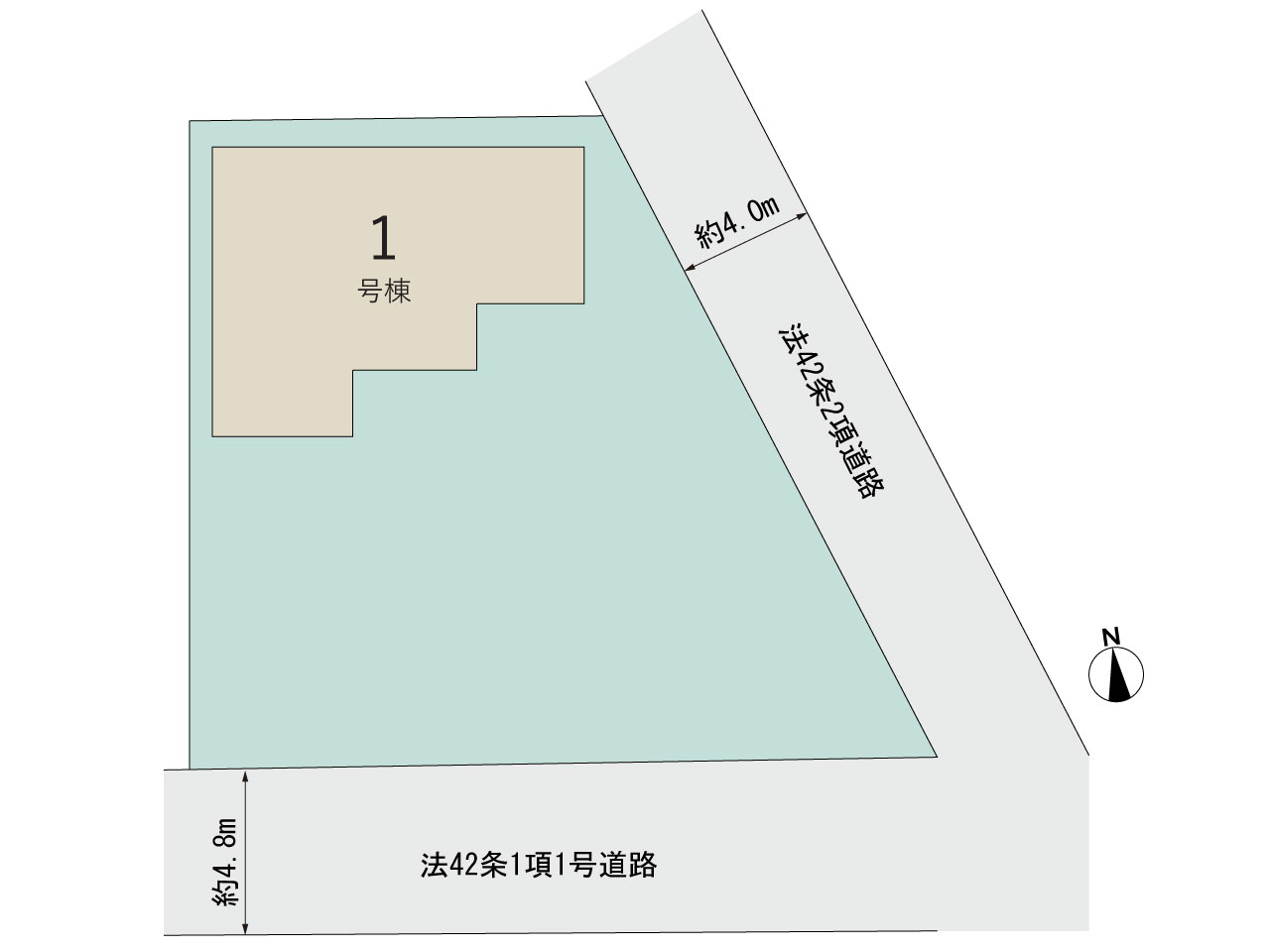 【販売中物件：1号棟】のスライド画像